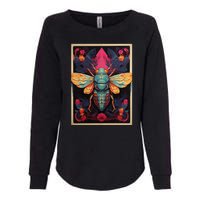 Cicada 2024 Invasion Double Emergence Womens California Wash Sweatshirt