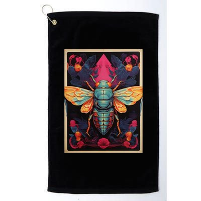 Cicada 2024 Invasion Double Emergence Platinum Collection Golf Towel