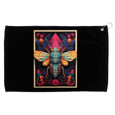 Cicada 2024 Invasion Double Emergence Grommeted Golf Towel