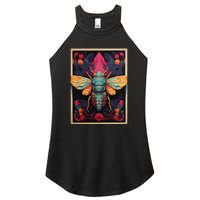 Cicada 2024 Invasion Double Emergence Women's Perfect Tri Rocker Tank