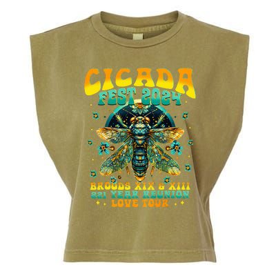 Cicada 2024 Insect Garment-Dyed Women's Muscle Tee