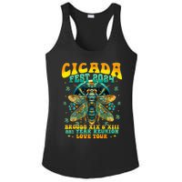 Cicada 2024 Insect Broods Xix And Xiii Cicada Lover Ladies PosiCharge Competitor Racerback Tank