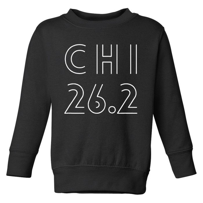 Chicago 26.2 Marathon Toddler Sweatshirt