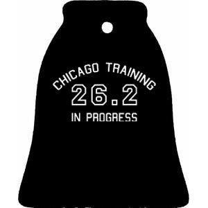 Chicago 262 Marathon Training Ceramic Bell Ornament