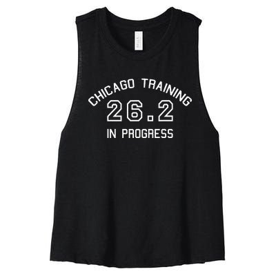 Chicago 262 Marathon Training Women's Racerback Cropped Tank