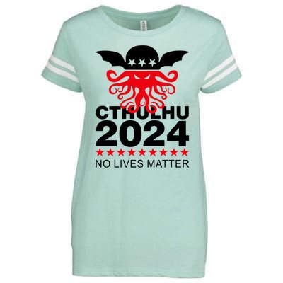 Cthulhu 2024 No Lives Matter Enza Ladies Jersey Football T-Shirt