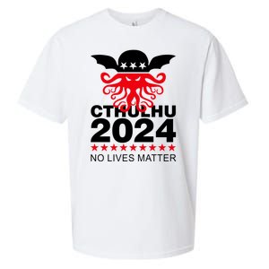 Cthulhu 2024 No Lives Matter Sueded Cloud Jersey T-Shirt