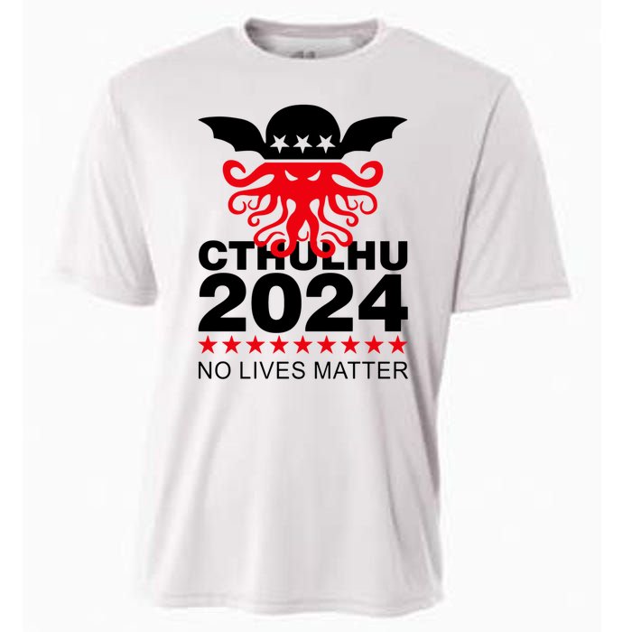 Cthulhu 2024 No Lives Matter Cooling Performance Crew T-Shirt