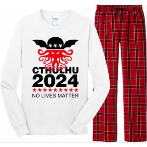 Cthulhu 2024 No Lives Matter Long Sleeve Pajama Set