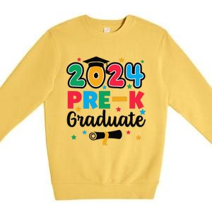 Class 2024 Prek Graduate Preschool Graduation Summer Premium Crewneck Sweatshirt