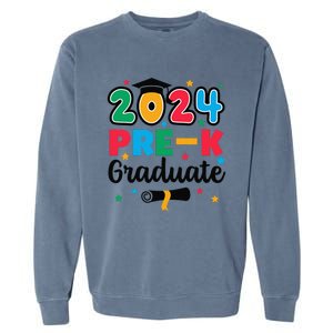 Class 2024 Prek Graduate Preschool Graduation Summer Garment-Dyed Sweatshirt