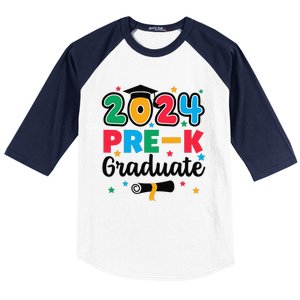 Class 2024 Prek Graduate Preschool Graduation Summer Baseball Sleeve Shirt