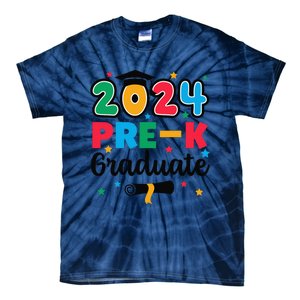 Class 2024 Prek Graduate Preschool Graduation Summer Tie-Dye T-Shirt