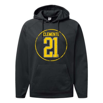 Clemente 21 Pittsburgh Performance Fleece Hoodie