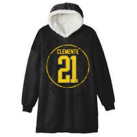 Clemente 21 Pittsburgh Hooded Wearable Blanket