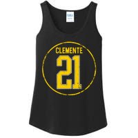 Clemente 21 Pittsburgh Ladies Essential Tank