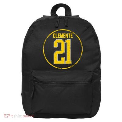 Clemente 21 Pittsburgh 16 in Basic Backpack