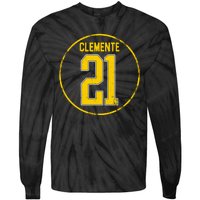 Clemente 21 Pittsburgh Tie-Dye Long Sleeve Shirt