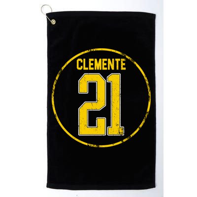 Clemente 21 Pittsburgh Golf Towel