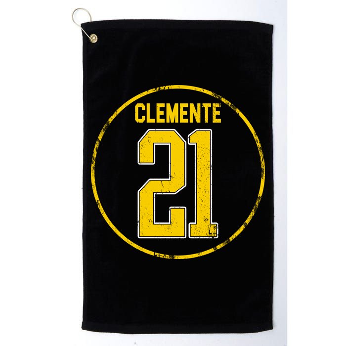 Clemente 21 Pittsburgh Golf Towel