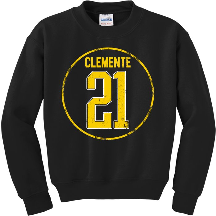 Clemente 21 Pittsburgh Kids Sweatshirt