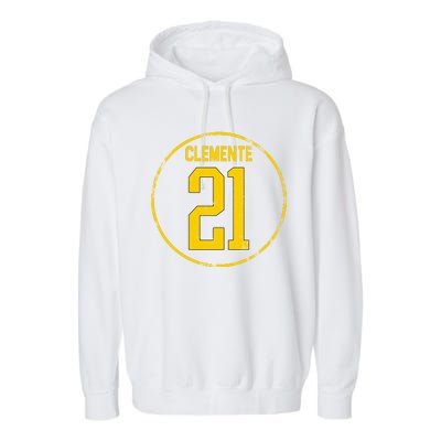 Clemente 21 Pittsburgh Garment-Dyed Fleece Hoodie