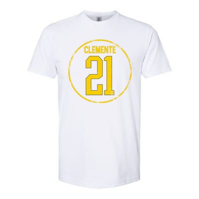 Clemente 21 Pittsburgh Softstyle CVC T-Shirt