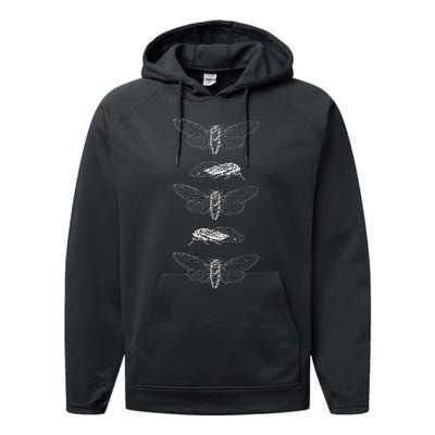 Cicadas 2024 Return Of The Insects Performance Fleece Hoodie