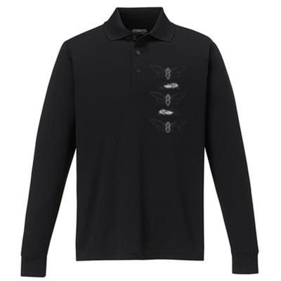 Cicadas 2024 Return Of The Insects Performance Long Sleeve Polo