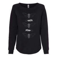 Cicadas 2024 Return Of The Insects Womens California Wash Sweatshirt