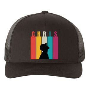 Chris 2024 Retro First Name Yupoong Adult 5-Panel Trucker Hat