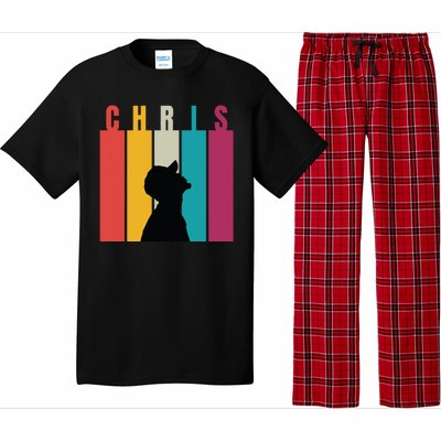 Chris 2024 Retro First Name Pajama Set