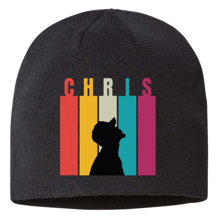 Chris 2024 Retro First Name Sustainable Beanie