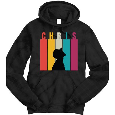 Chris 2024 Retro First Name Tie Dye Hoodie