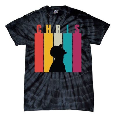 Chris 2024 Retro First Name Tie-Dye T-Shirt