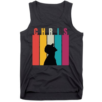 Chris 2024 Retro First Name Tank Top