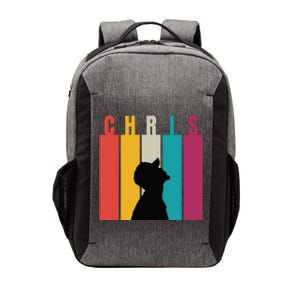 Chris 2024 Retro First Name Vector Backpack