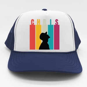 Chris 2024 Retro First Name Trucker Hat