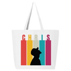 Chris 2024 Retro First Name 25L Jumbo Tote