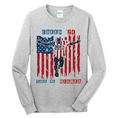 C.R.E.E.D 24 T.A.K.E M.E H.I.G.H.E.R Motivational And Uplifting Tall Long Sleeve T-Shirt