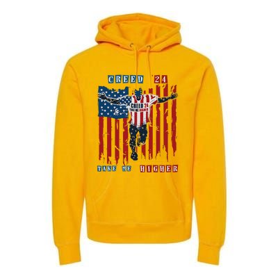 C.R.E.E.D 24 T.A.K.E M.E H.I.G.H.E.R Motivational And Uplifting Premium Hoodie