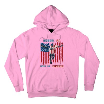 C.R.E.E.D 24 T.A.K.E M.E H.I.G.H.E.R Motivational And Uplifting Hoodie