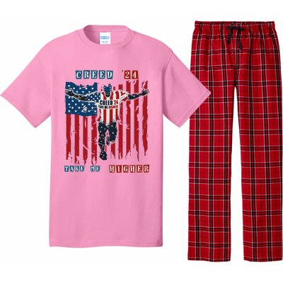 C.R.E.E.D 24 T.A.K.E M.E H.I.G.H.E.R Motivational And Uplifting Pajama Set