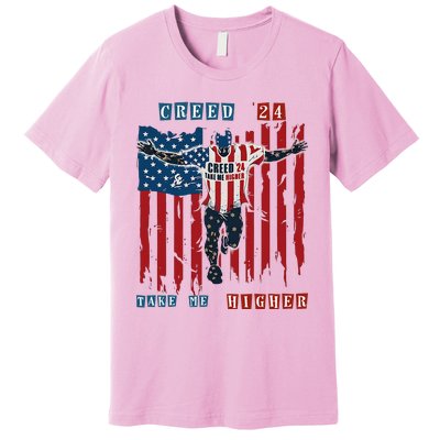 C.R.E.E.D 24 T.A.K.E M.E H.I.G.H.E.R Motivational And Uplifting Premium T-Shirt