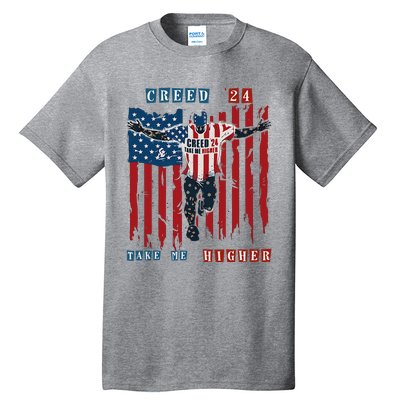 C.R.E.E.D 24 T.A.K.E M.E H.I.G.H.E.R Motivational And Uplifting Tall T-Shirt