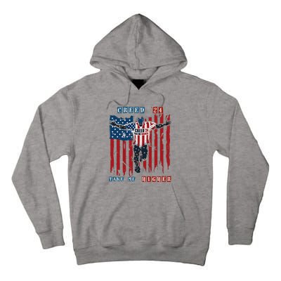 C.R.E.E.D 24 T.A.K.E M.E H.I.G.H.E.R Motivational And Uplifting Tall Hoodie