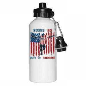 C.R.E.E.D 24 T.A.K.E M.E H.I.G.H.E.R Motivational And Uplifting Aluminum Water Bottle