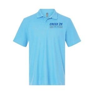 C.R.E.E.D. .24 T.A.K.E M.E. Hig.H.E.R Softstyle Adult Sport Polo