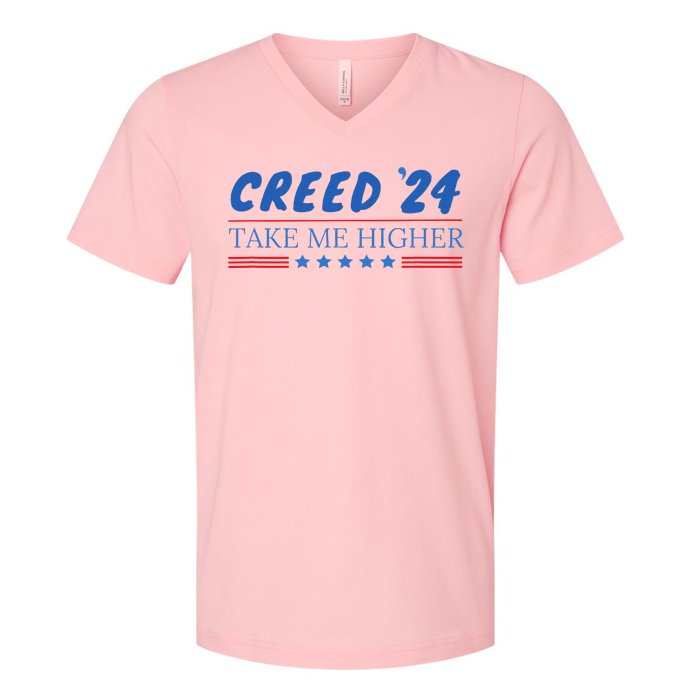 C.R.E.E.D. .24 T.A.K.E M.E. Hig.H.E.R V-Neck T-Shirt