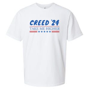 C.R.E.E.D. .24 T.A.K.E M.E. Hig.H.E.R Sueded Cloud Jersey T-Shirt